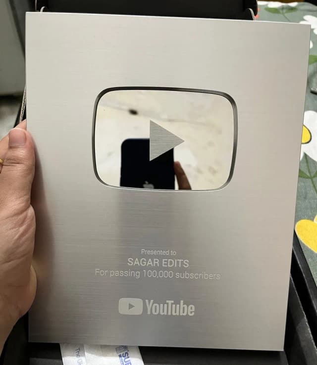 YouTube Silver Play Button Award